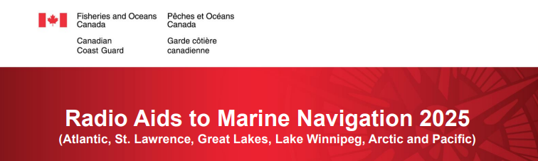 Title block of Radio Aids to Marine Navigation publication